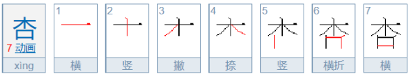 杏的部首和笔画,杏的部首是什么图3