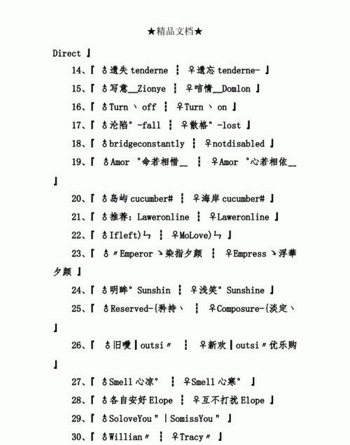 最火情侣网名,202最火二字情侣网名大全图1