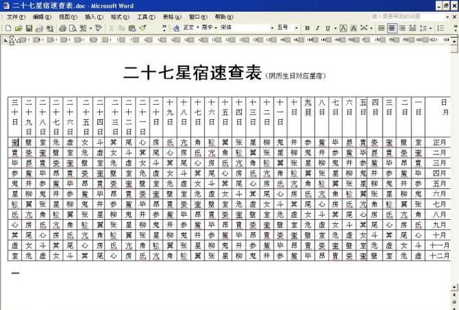 如何查两人星宿关系,如何查两人星宿关系 值日图1