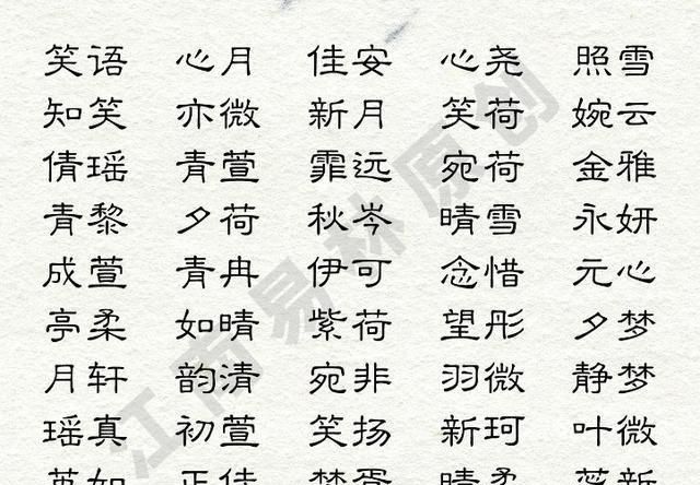 生女儿取什么名字好,适合女孩取名的字,最好听女孩名字大全图2