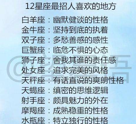 十二星座的脾气性格分析,12星座各自的性格特点图2