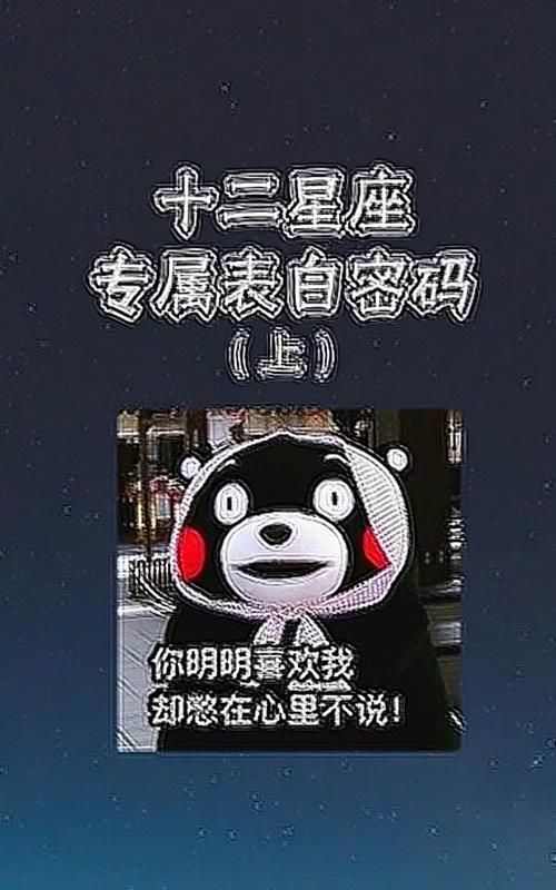 十二星座表白密码表,5803是什么意思爱情图2