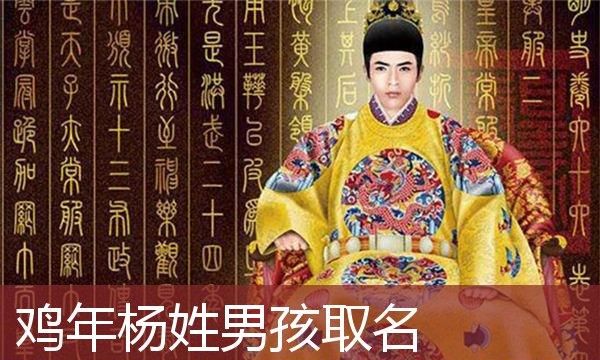 杨姓男名简单大方,杨姓好听稀少的男孩名字图4