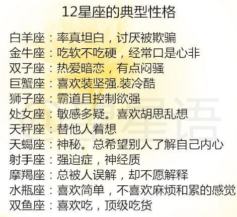 十二星座真正的性格大全,十二星座性格特点大全 星座特点有哪些 - 万年历图1