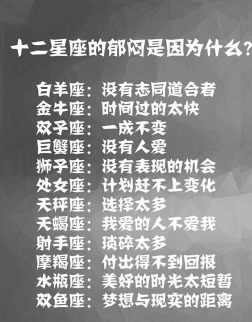 十二星座的短处,十二星座的永久幸运数字图2