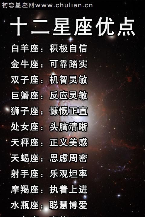 2星座优点和缺点,一个人有没有两个星座的特点图1