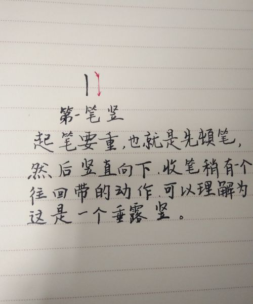 上的笔顺田字格,上在田字格的正确写法图1