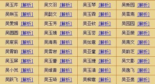 吴姓最霸气的三字名字,姓吴的女孩叫什么名字好图2