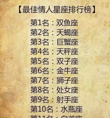 2星座已婚男会找什么情人,十二星座最适合的情人图1