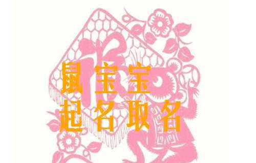 属鼠男宝宝最吉利名字,女孩属鼠大富大贵吉利的名字图2