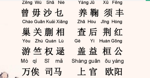 百家姓大全带拼音表格,百家姓打印版带拼音word图15