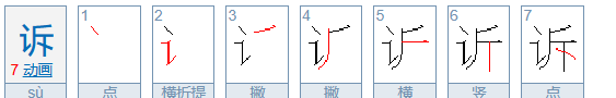 诉的组词组,诉字的组词图6