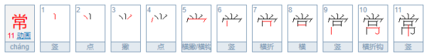 常组词部首结构,常字部首是什么偏旁图2