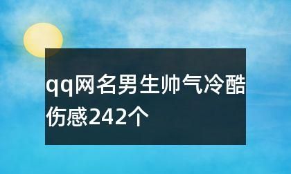 qq男生昵称帅气冷酷2个字,简约昵称二字男霸气英文图4