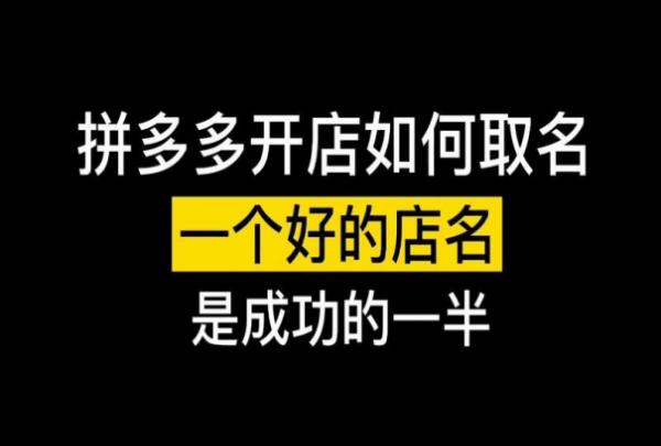 拼多多网店取名,拼多多开店只有手机没有电脑可以图4