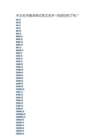 中文名字翻译成英文格式,中文姓名的英文翻译正确标准写法是什么意思图2