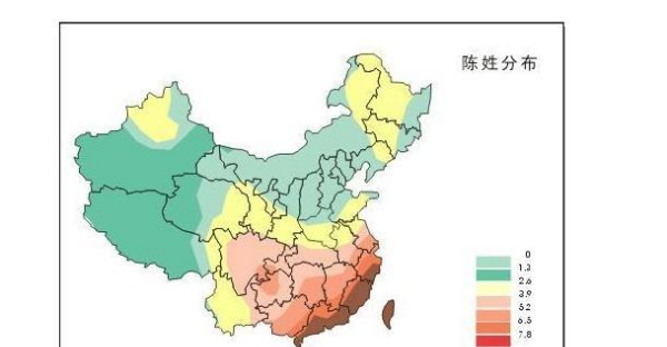 吴姓全国分布图图片