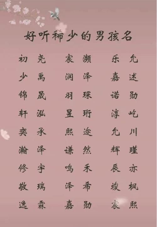 怎样取名字最好,怎样取一个好名字图4