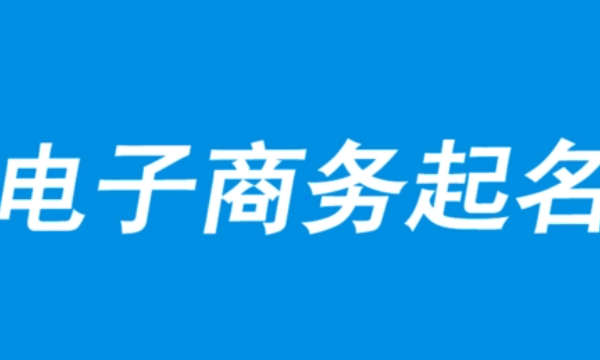 电子商务公司取名字大全,电商公司名称怎么起名海南图3