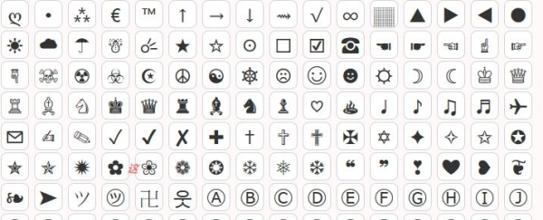 特殊符号图案大全复制,符号大全输入法图6