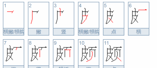 颇的拼音和组词图片