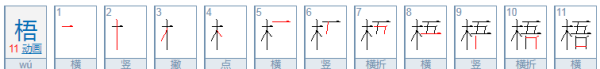 梧这个字怎么组词,梧字怎么组词是什么图1