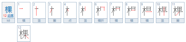 棵字组词,治棵组词有哪些两个字图3