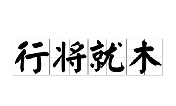 行将就木的意思,行将就木的意思图2